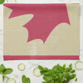 canadese vlag voor grunge theedoek (Gevouwen)