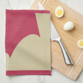 canadese vlag voor grunge theedoek (Quarter Fold)
