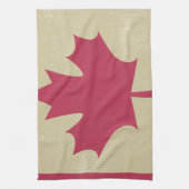 canadese vlag voor grunge theedoek (Verticaal)