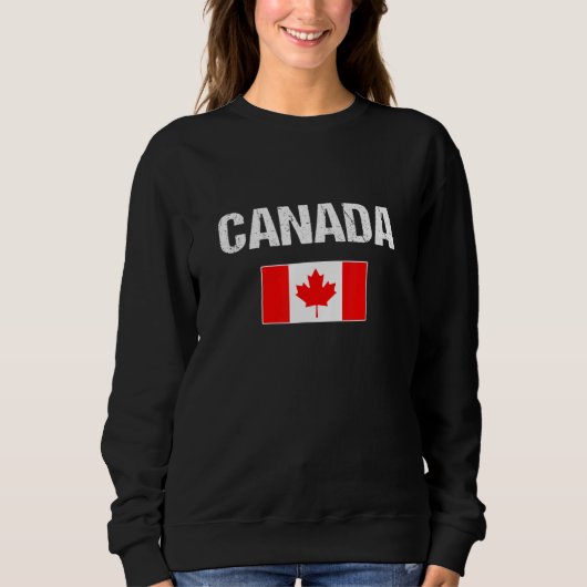 Canadese vlag voor mannen trui (Voorkant)
