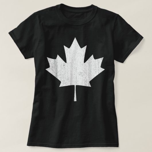 Canadese vlag Vrouwen Mannen Kinder Maple Leaf Can T-shirt (Design voorkant)