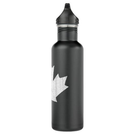 Canadese vlag Vrouwen Mannen Kinder Maple Leaf Can Waterfles (Rechts)