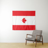 Canadese vlag wandkleed (In Situ (horizontaal))