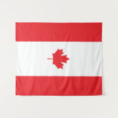Canadese vlag wandkleed (Voorkant (horizontaal))