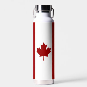 Canadese vlag-wapenschild waterfles