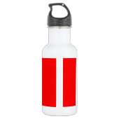 Canadese vlag waterfles  (Achterkant)