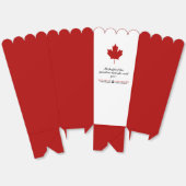 Canadese vlag Wedding Bedankdoosjes (Ongevouwen)
