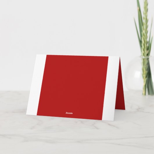 Canadese vlag Wedding Bedankkaart (Achterkant)