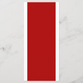 Canadese vlag Wedding Menu (Achterkant)