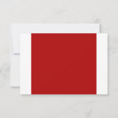 Canadese vlag Wedding RSVP Kaartje (Achterkant)