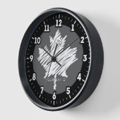 Canadese vlag wit esdoornblad personaliseren het o (Hoek)