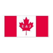 Canadese vlag  zelfinktende stempel (Design)