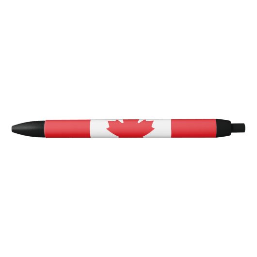 Canadese vlag zwarte inkt pen (Voorkant)