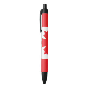Canadese vlag zwarte inkt pen