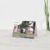 Canadese vlaggen - Hartelijk dank Bedankkaart (Voorkant)