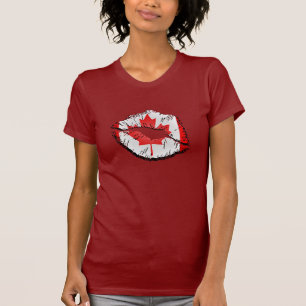 Canadese vlaggen t-shirt