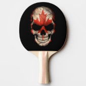Canadese vlaggenschedel tafeltennisbatje (Achterkant)