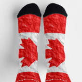 Canadese Vlagontwerp Sokken (Top)