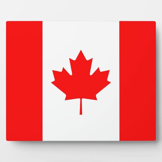 Canadese vlagplaque fotoplaat (Voorkant)