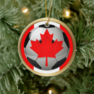 Canadese Voetbal Ballsporten Keramisch Ornament