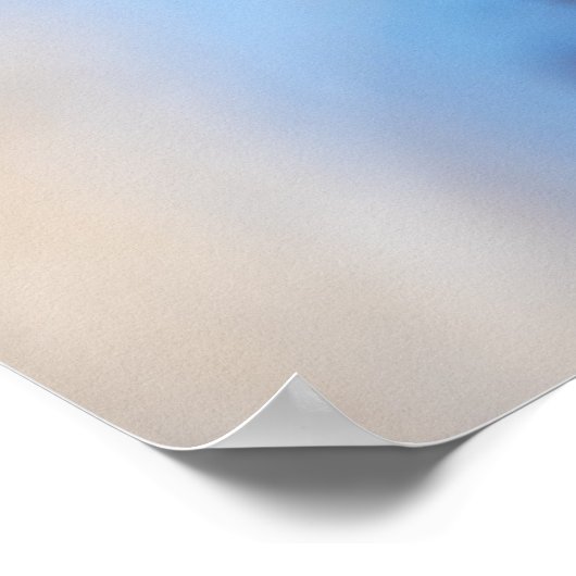 Canadese vogel, bruine bohemiaanse was poster (Hoek)