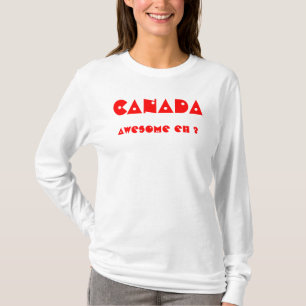 Canadese vrouwen t-shirts
