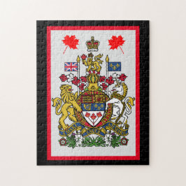 Canadese wapencode jigzaagPuzzle Legpuzzel