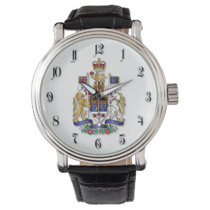 Canadese wapenmantel horloge