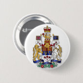 Canadese wapenmantel ronde button 5,7 cm (Voorkant /achterkant)