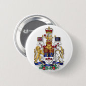 Canadese wapenmantel ronde button 5,7 cm (Voorkant /achterkant)