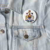 Canadese wapenmantel ronde button 5,7 cm (In situ)
