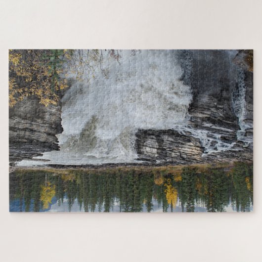 Canadese waterval, Athabasca-Herfsten Legpuzzel (Horizontaal)