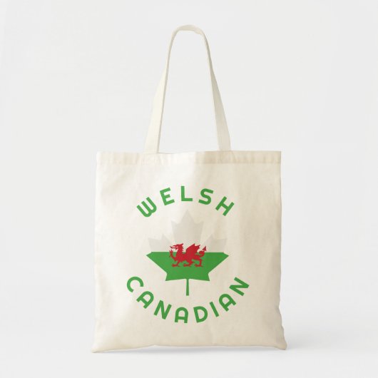 Canadese Welsh Roots Tote Bag (Voorkant)