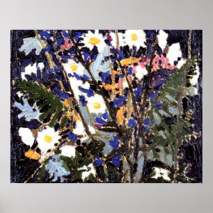 Canadese wilde bloemen door Tom Thomson Poster