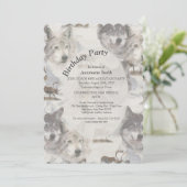 Canadese Wilde Dieren Kaart (Staand voorkant)