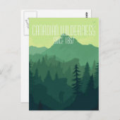 Canadese wilde natuur briefkaart (Voorkant / Achterkant)