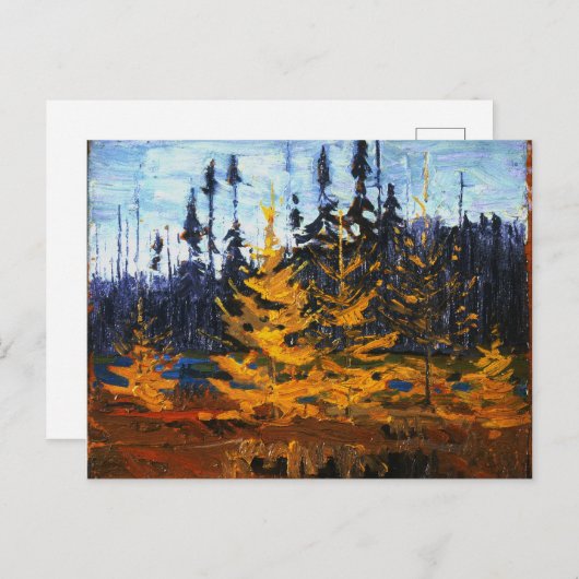  Canadese wilde natuur Tom Thomson Tamaracks  Briefkaart (Voorkant / Achterkant)