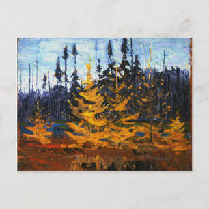  Canadese wilde natuur Tom Thomson Tamaracks  Briefkaart