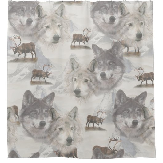 Canadese Wildlife Douchegordijn (Voorkant)