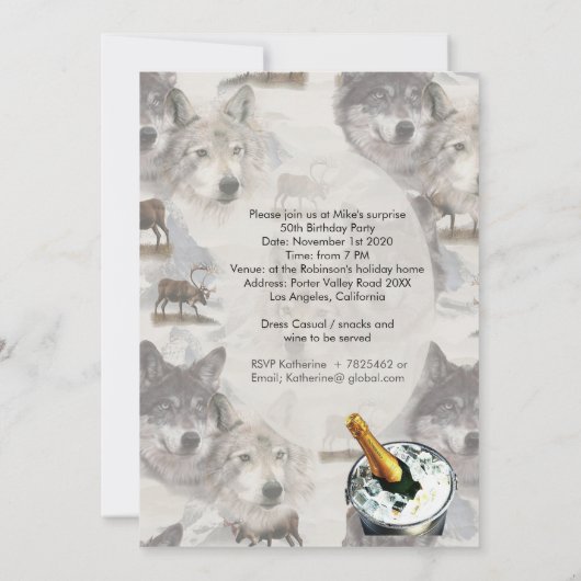 Canadese Wildlife Kaart (Achterkant)