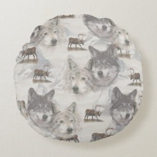 Canadese Wildlife Rond Kussen
