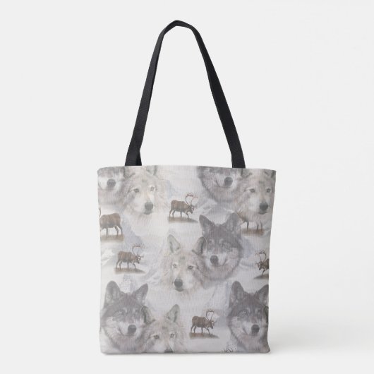 Canadese Wildlife Tote Bag (Achterkant)
