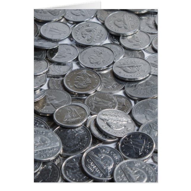 Canadese zilvermunten (Voorkant)