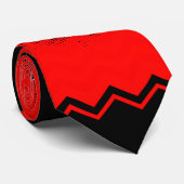 Canadese Zwarte Esdoorn Potloodpunt Stropdas (Opgerold)