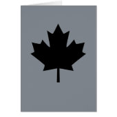 Canadese Zwarte Esdoornblad Symbool (Voorkant)