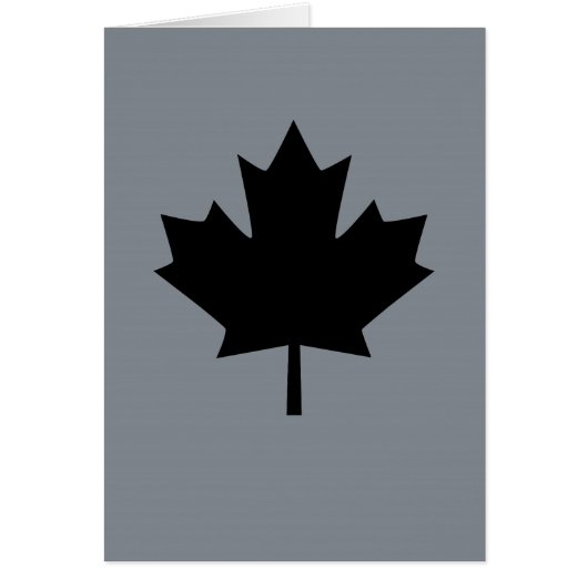 Canadese Zwarte Esdoornblad Symbool (Voorkant)