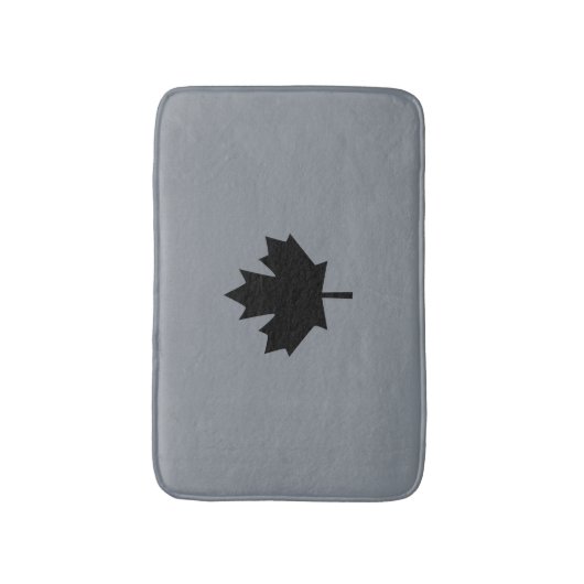 Canadese zwarte lederen stijl badmat (Voorkant Verticaal)