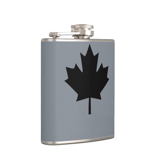 Canadese zwarte lederen stijl heupfles (Rechts)