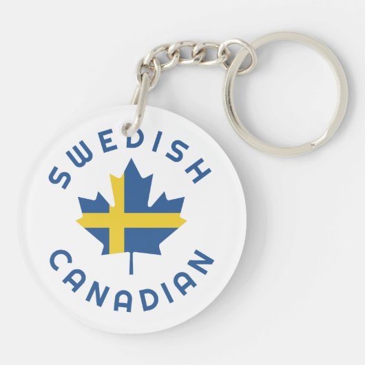 Canadese Zweedse Roots Sleutelhanger (Achterkant)