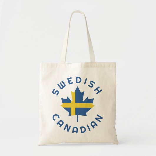 Canadese Zweedse Roots Tote Bag (Voorkant)